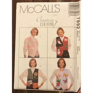 Retro Vest Patterns (set of 2)